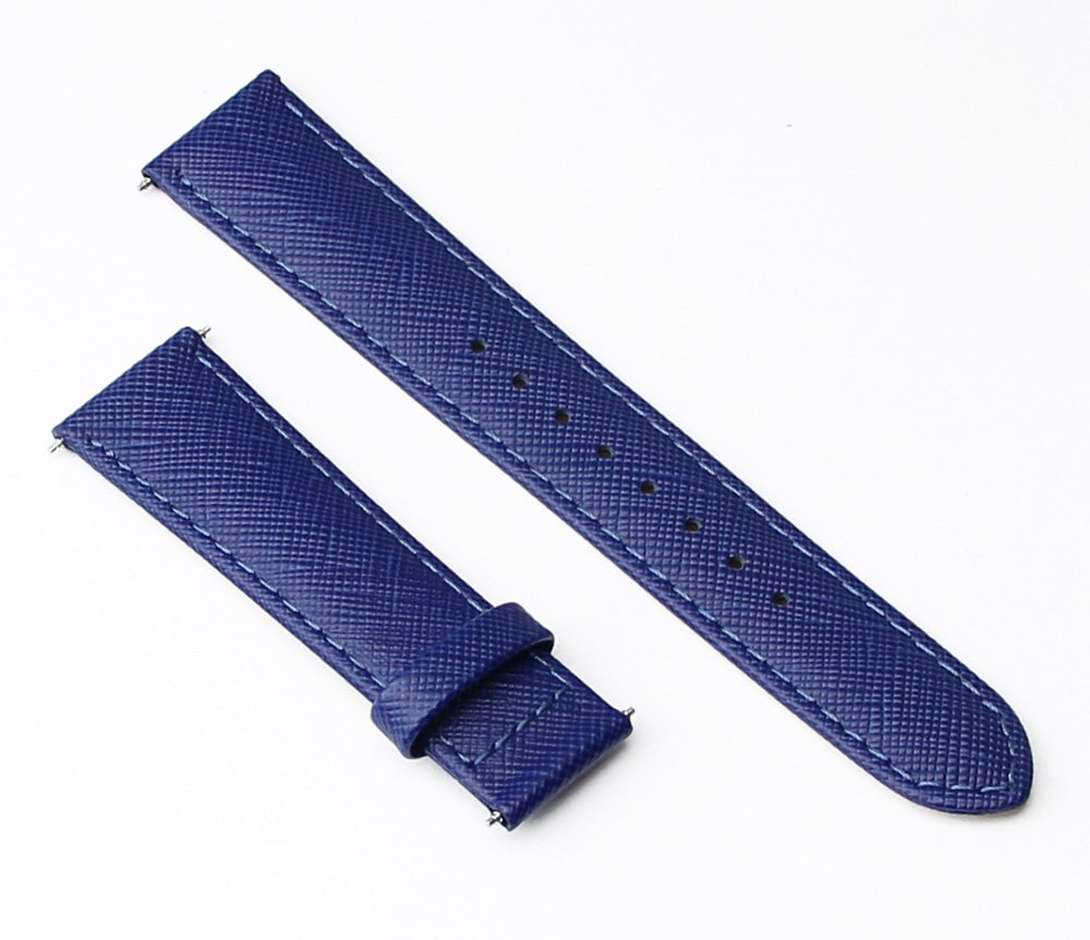 LD strap 18-16 Blue Saffian, кожаный ремешок L'Duchen