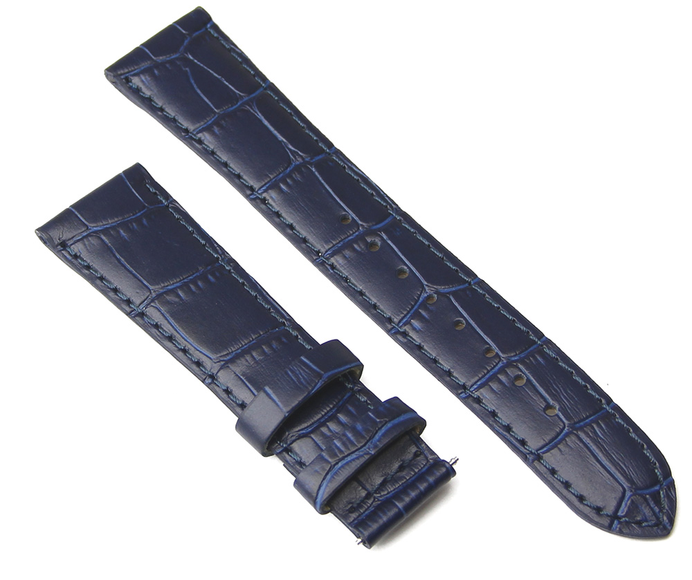 LD strap 20-18 Blue, кожаный ремешок L'Duchen